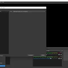 Dans OBS, le menu des filtres audio pour le micro affiche "Verstärkung" (gain micro).