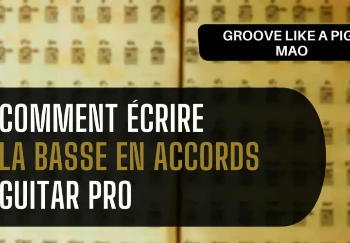 Comment écrire la basse en accords sur Guitar Pro. Apprenez à composer des lignes de basse riches et harmonieuses.