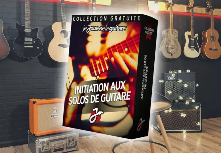 Initiation aux solos de guitare électrique, une collection gratuite pour apprendre à jouer comme une rockstar.