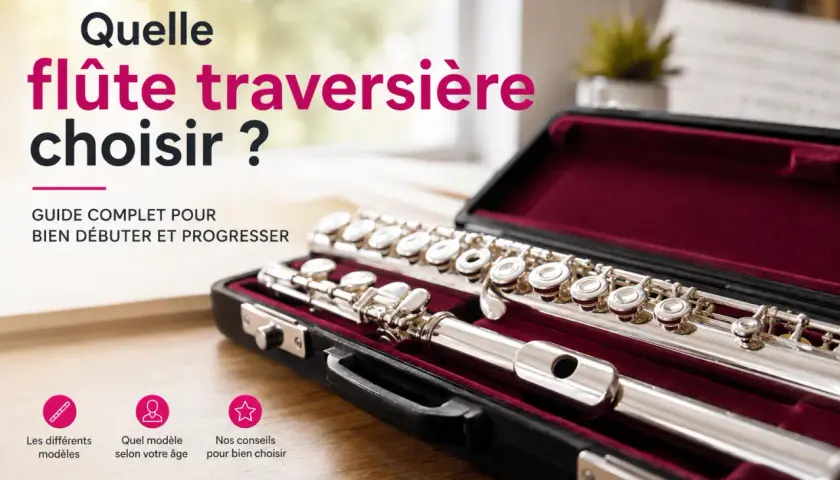 Guide pour choisir votre flûte traversière : découvrez les différents types et modèles pour bien débuter.
