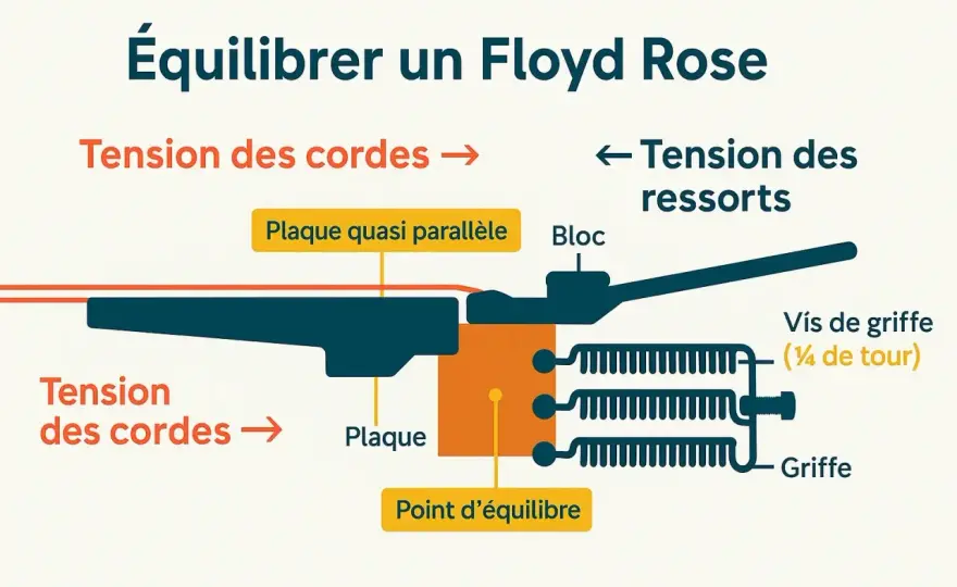 Floyd Rose - bien le choisir, le régler et l'entretenir