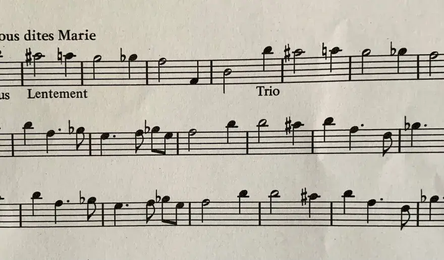 Anacrouse en solfège - la compter, la noter et la jouer