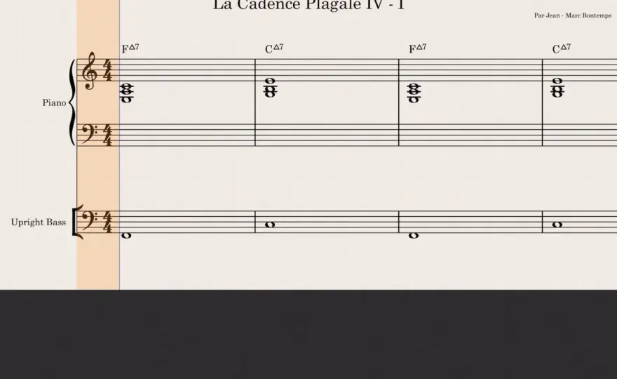 Cadence plagale - comprendre le mouvement IV-I