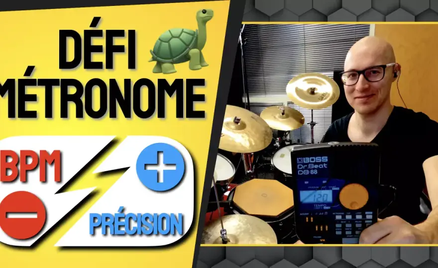 Comprendre le groove et le travailler au métronome