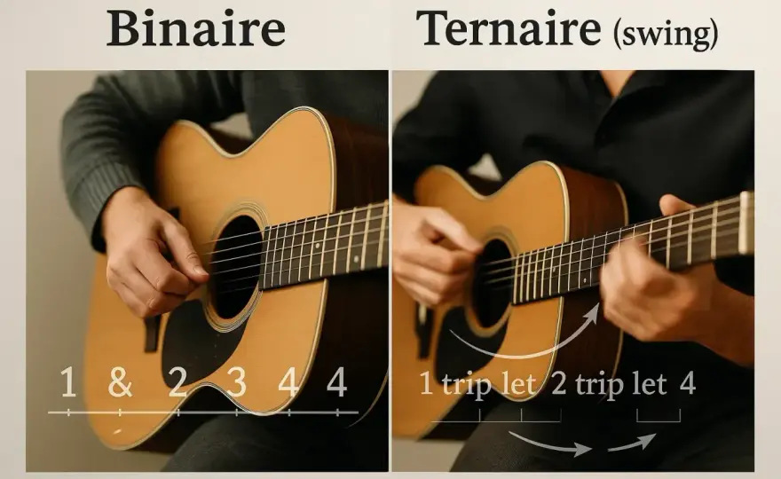 Swing en solfège - comment le lire et le jouer avec naturel