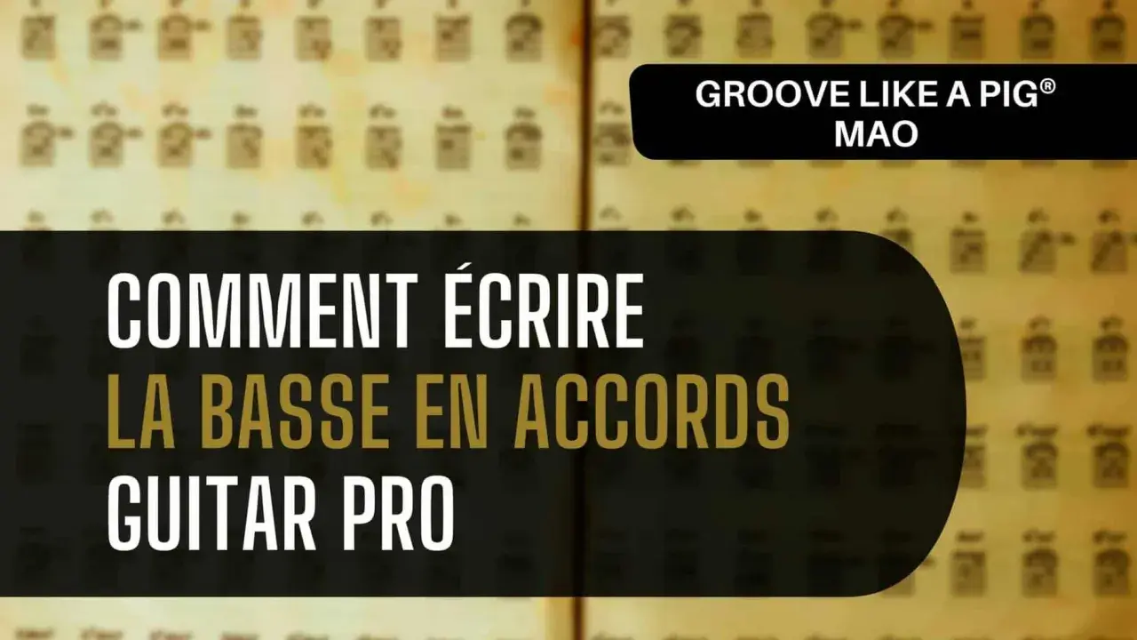 Comment écrire la basse en accords sur Guitar Pro. Apprenez à composer des lignes de basse riches et harmonieuses.